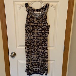 Max studio sun dress halter wrinkle resistant size M